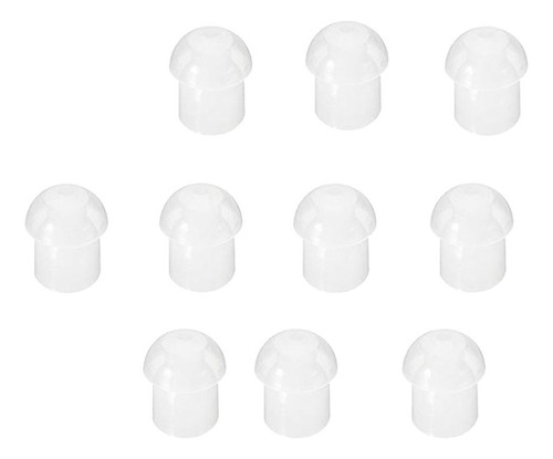 W 10pcs Reemplazos De Earbud Ear Tips De 2 Vías