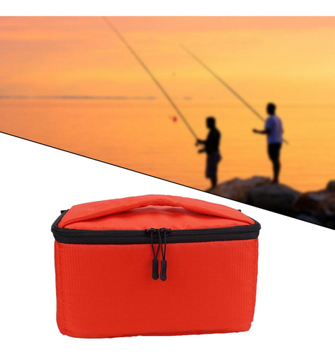 Bolsa De Armazenamento De Carretel De Pesca, Bolsa Vermelho