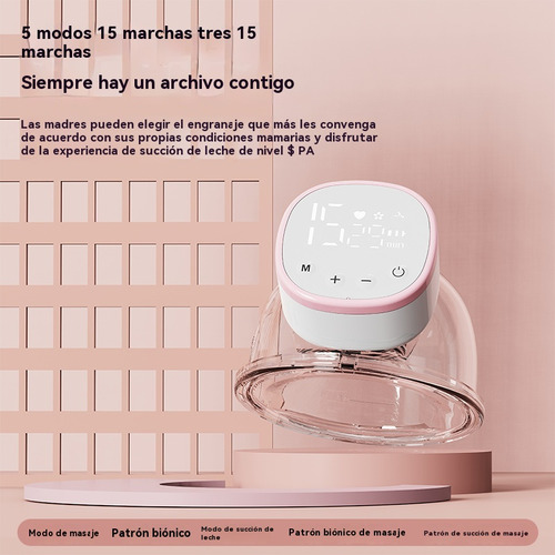 Extractor De Leche Eléctrico Sacaleche 5 Modos 15 Niveles
