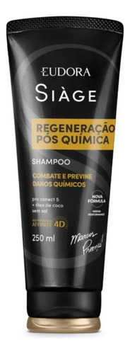 Shampoo Siàge Regeneração Pós Quimica 250ml - Eudora
