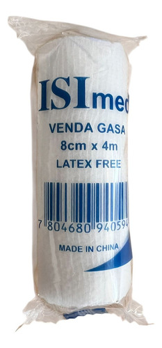 Venda De Gasa Elasticada Tipo Elastomull 8cmx4m Pack 12 Un