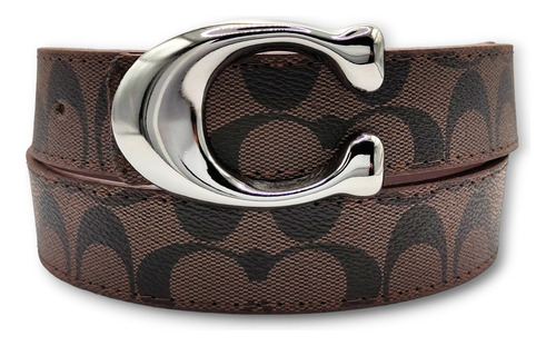 Cinturón Coach Unisex Hombre Mujer Sculpted C