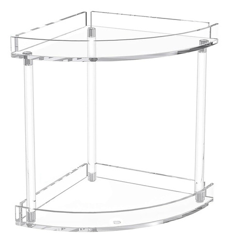 Organizador De Mostrador De Baño De Acrílico De 2 Niveles, C