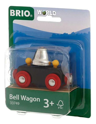 Brio World -  Bell Wagon | Juguete De Tren Para Niños A Pa.