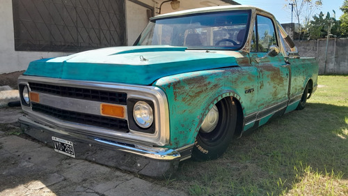 Chevrolet C-10 1970 Rat Rod Motor 230 Caja D 3 Al Volante.