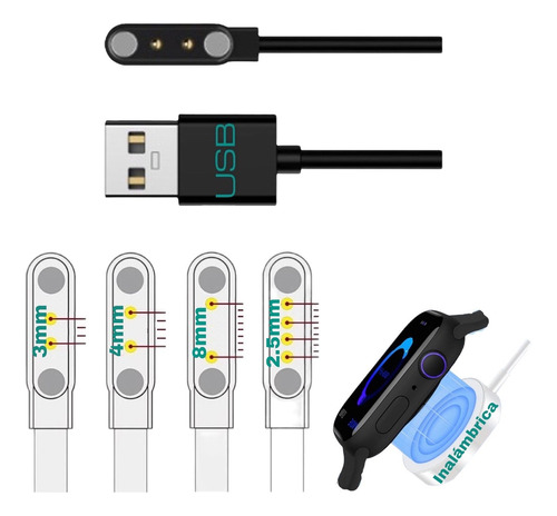 Cable Cargador Para Reloj Inteligente