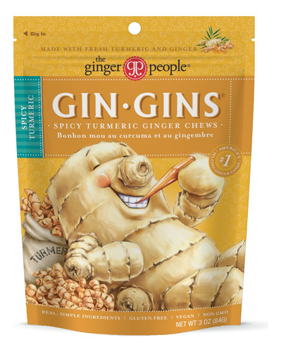 Masticables Picantes De Manzana Y Jengibre Bolsa De 3