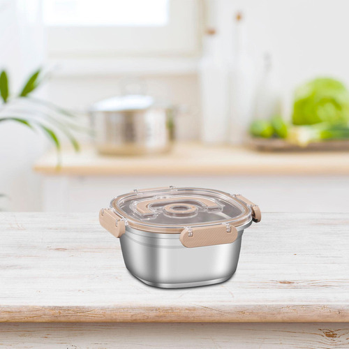 M Contenedor De Alimentos De Acero Inoxidable 1400 Ml