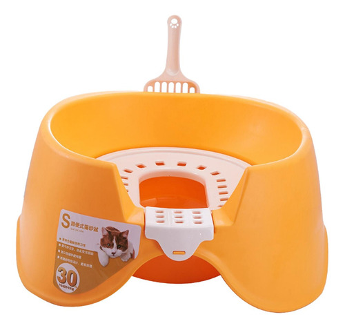 Lavabo De Arena Para Gatos, Bandeja De Arena Para Naranja