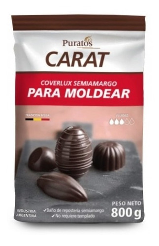 Imagen 1 de 1 de Chocolate Baño De Moldeo Semiamargo En Monedas