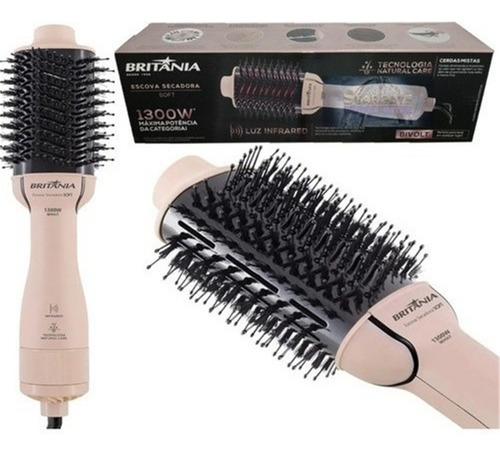 A Cepillo Secador De Pelo Suave 4 En 1