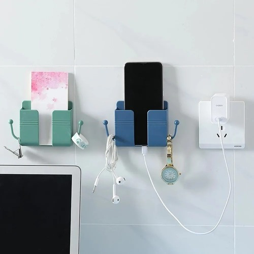Imagen 5 de 7 de Organizador Control Remoto/celular Para Carga Adhesivo Pared