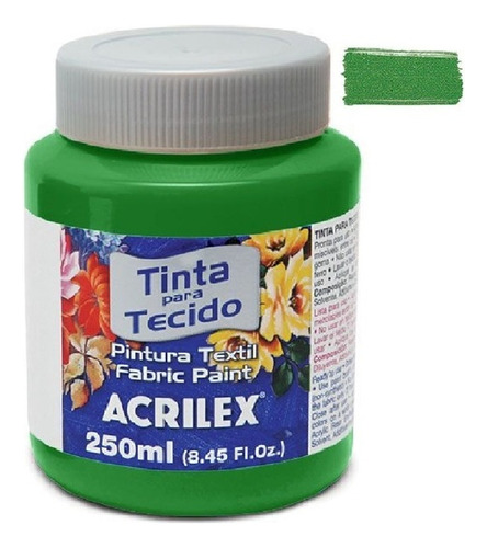 Tinta Para Tecido 250ml Verde Abacate Acrilex