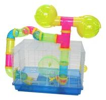 Comprar Yml Jaula De Ratones Para Hamster Enano Con Tubos De Color Y