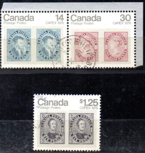 Canada 1978. La Serie Completa Usada De 3 De Capex 78