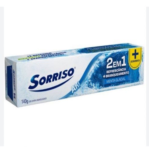 Gel Dental Sorriso Ah 2 Em 1 140g 6 Un