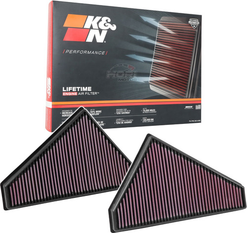 Kit Filtro Ar K&n - Jaguar F-type 5.0 V8 / 2020 2021 2022