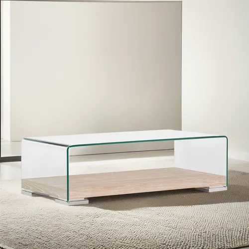 Mesa De Centro Rosen Atlanta Rectangular Vidrio
