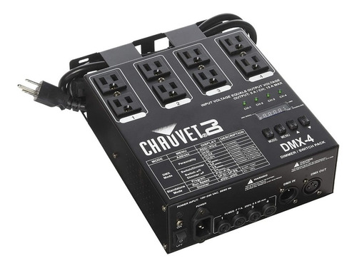 Dimmer Pack Dmx 4 Canales Dmx4 Chavuet