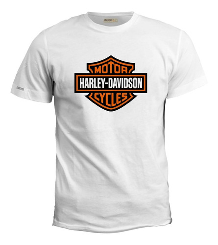 Camiseta Harley Davidson Logo Motos Irk