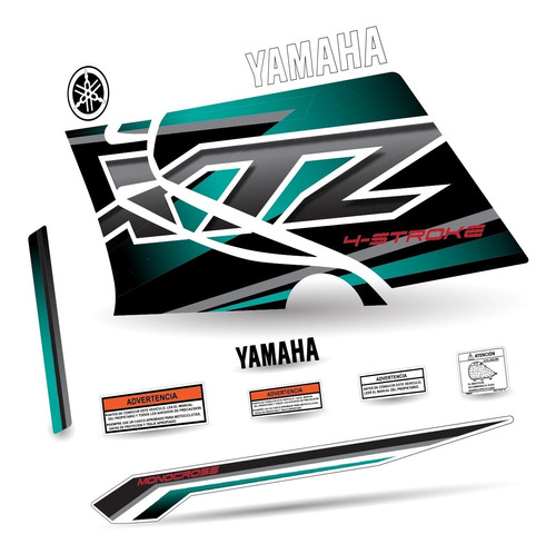 Kit De Calcomanias Laminado Para Yamaha Xtz 125 2017
