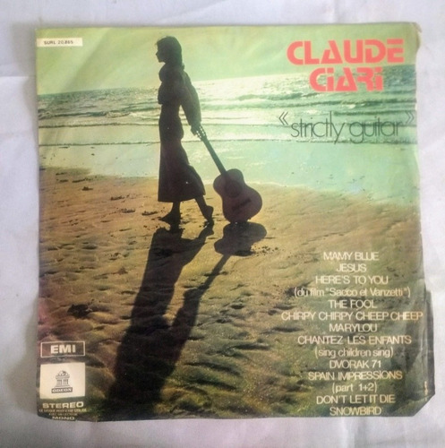 Claude Ciari Strictly Guitar Vinilo Original 