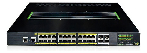 Switch 24 Ports Gb Poe+ 4 Ports Sfp 10gb L3 Fanless