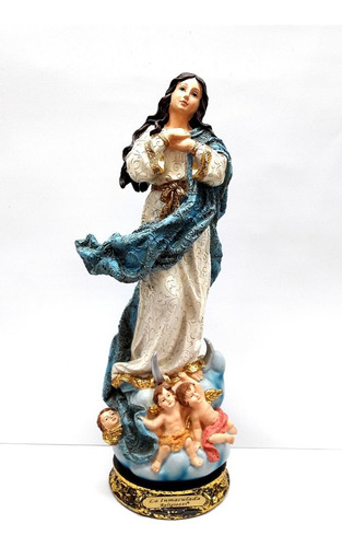 Virgen Inmaculada Dorado 20cm Poliresina 530-77394 Religiozi