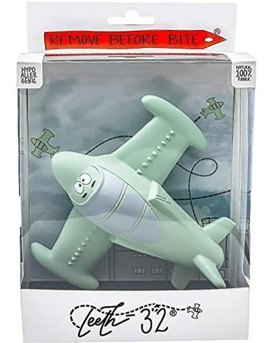 Chewy, The Teeth-32 Airplane Denticion Juguete 100% Natural