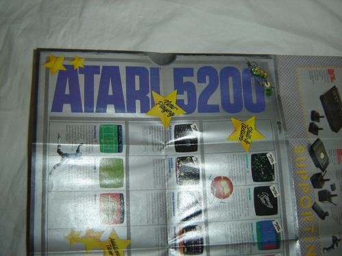Imagen 8 de 9 de Catalogo Folleto Juegos Atari 2600 Original En Ingles Warner