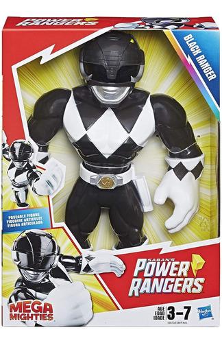 Power Rangers - Black Ranger  Mega Mighties  Playskool E5869