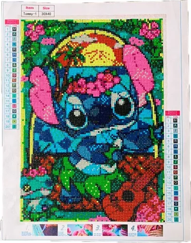 Diamond Painting Stitch Diamante Cuadrado 30x40 4mybebe