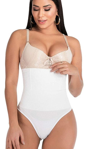 Oferta Bombacha Faja Reductora Modela Vedetina Linea Blanca 