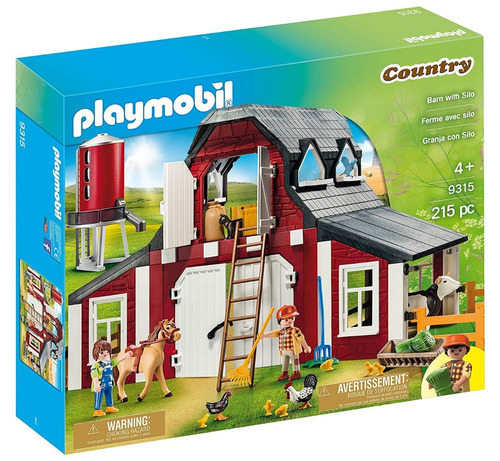 Todobloques Playmobil 9315 Granja Con Accesorios !!
