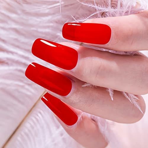 Gel De Extension De Uñas De Polietileno Con 60g Color Rojo