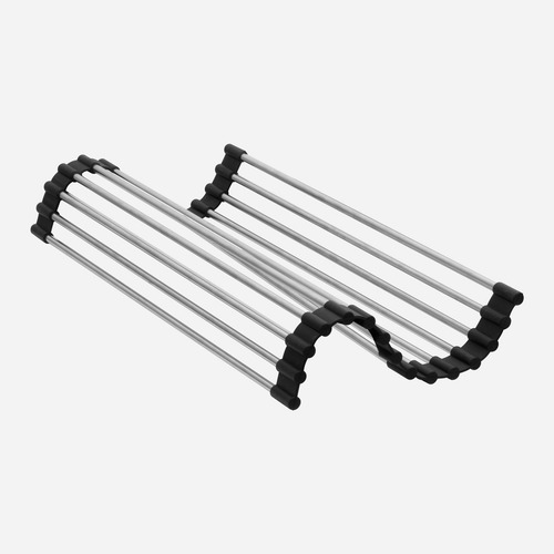 Esteira Escorredora Em Inox Flexível 41x24 Cm (escovada)
