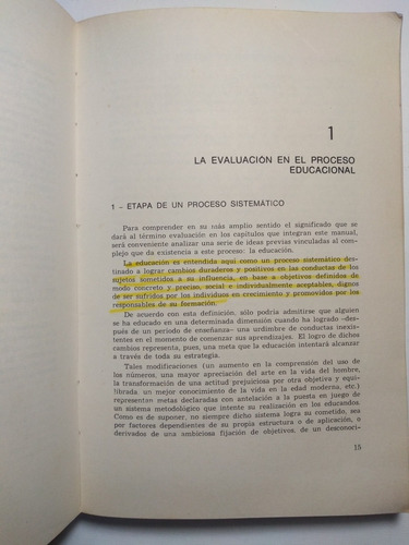 Evaluación De Los Aprendizajes , Pedro D. Lafourcade (Usado)