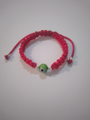 Pulsera Ojo Turco Mal De Ojo Protección Roja Bebé Rojo 10.16 Cm 12.7 Cm