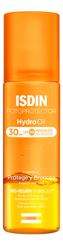 Fotoprotector Isdin Hydro Oil Spf 30 Frasco 300ml