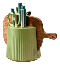 Comprar Base Para Guardar De Cuchillo Verde Claro Y+gift Miniagenda