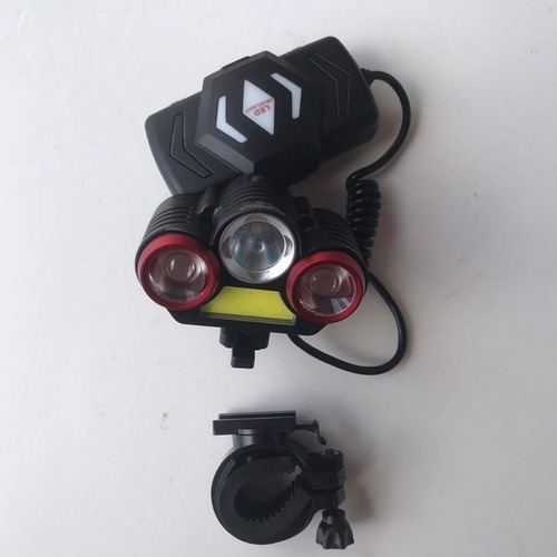 Lampada De Farol De Bicicleta Recarregável