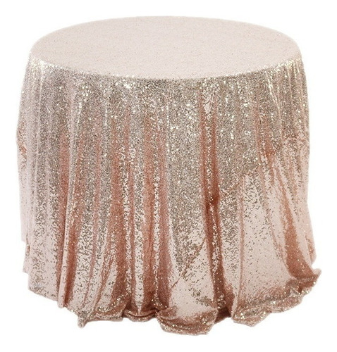 Round Sequin Tablecloths To Decorate Banquet