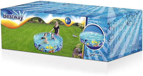 Pileta Rigida Pez Payaso Niños Chica Bestway 182x38cm 746 L