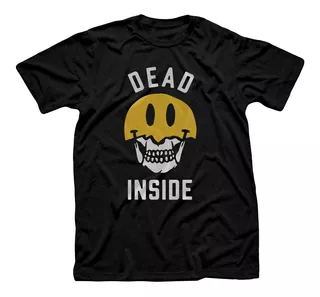 Remera Algodón Premium 100 Diseño Aesthetic Dead Inside