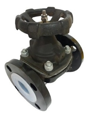 Valvula Diafragma Angular Manual Gemu 2'' Flange A536 (1464)