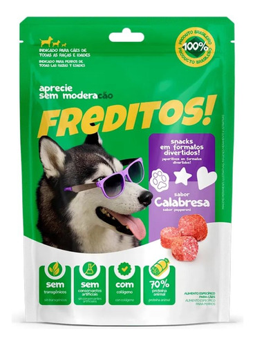 Petisco Para Cães Freditos Sabor Calabresa 50g