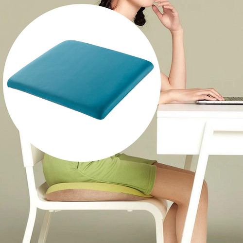 Almohadilla De Silla De Silla Cuadrada Con Azul Oscuro