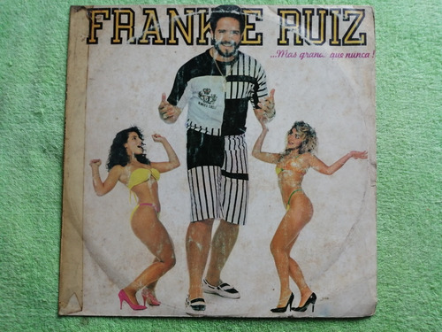 Eam Lp Vinilo Frankie Ruiz Mas Grande Que Nunca 1989 Peruano