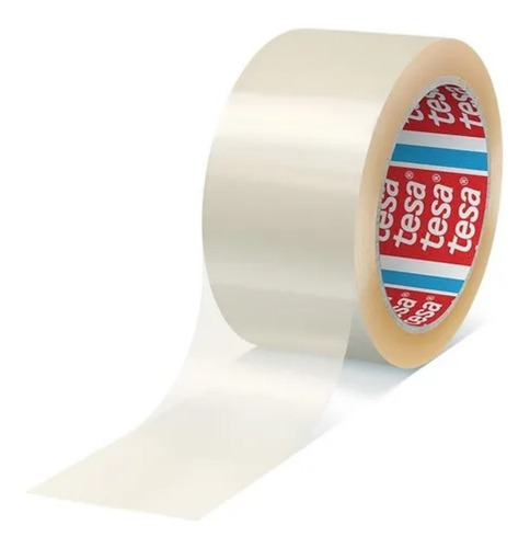 Imagen 2 de 10 de Pack 12u. Cintas Empaque Tesa Transparente- Rollo 48mm X 90m