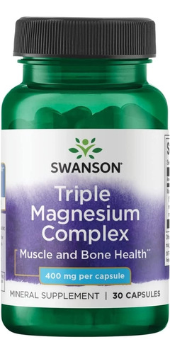 Swanson - Triple Magnesium Complex 400 Mg (30 Caps)